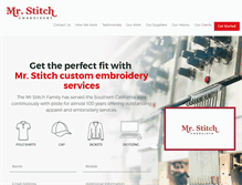 Tablet Screenshot of mr-stitch.com